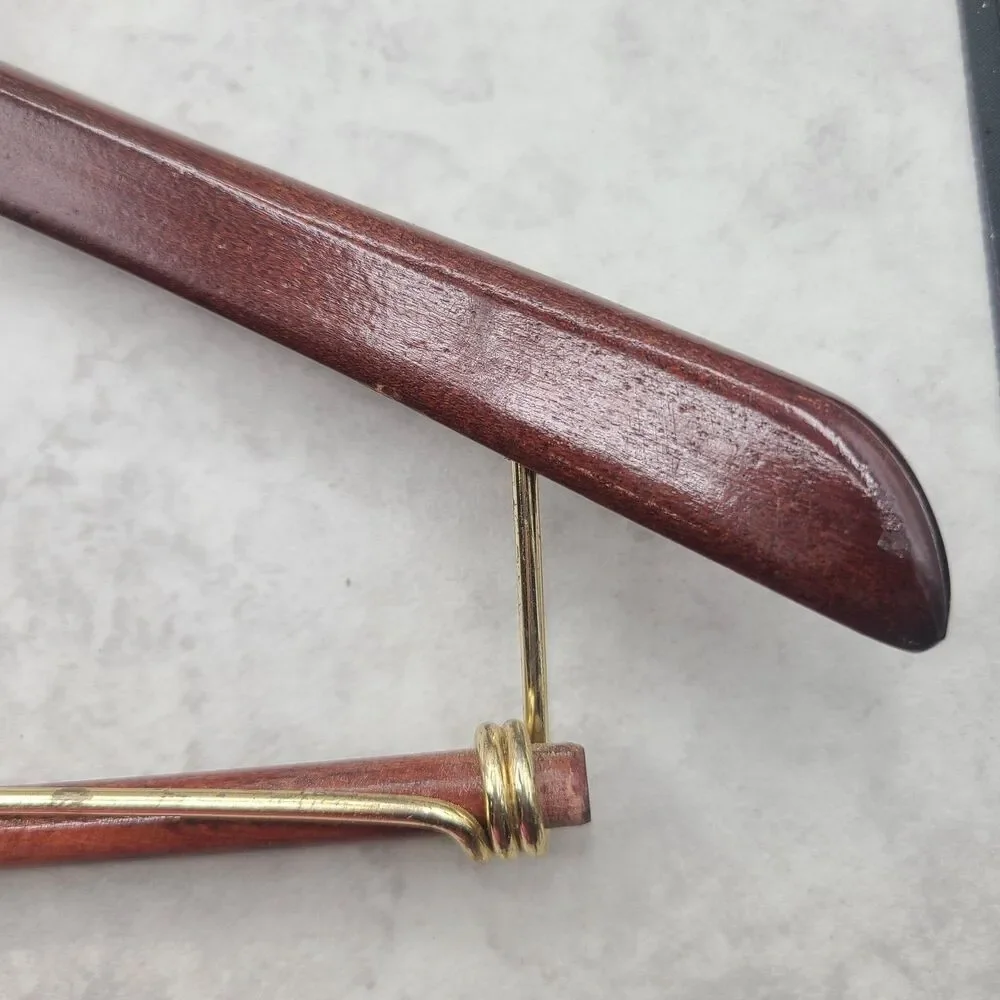 Wood Suit Hangers 1 Nordstrom 2 Unbranded Coat Pants Gold